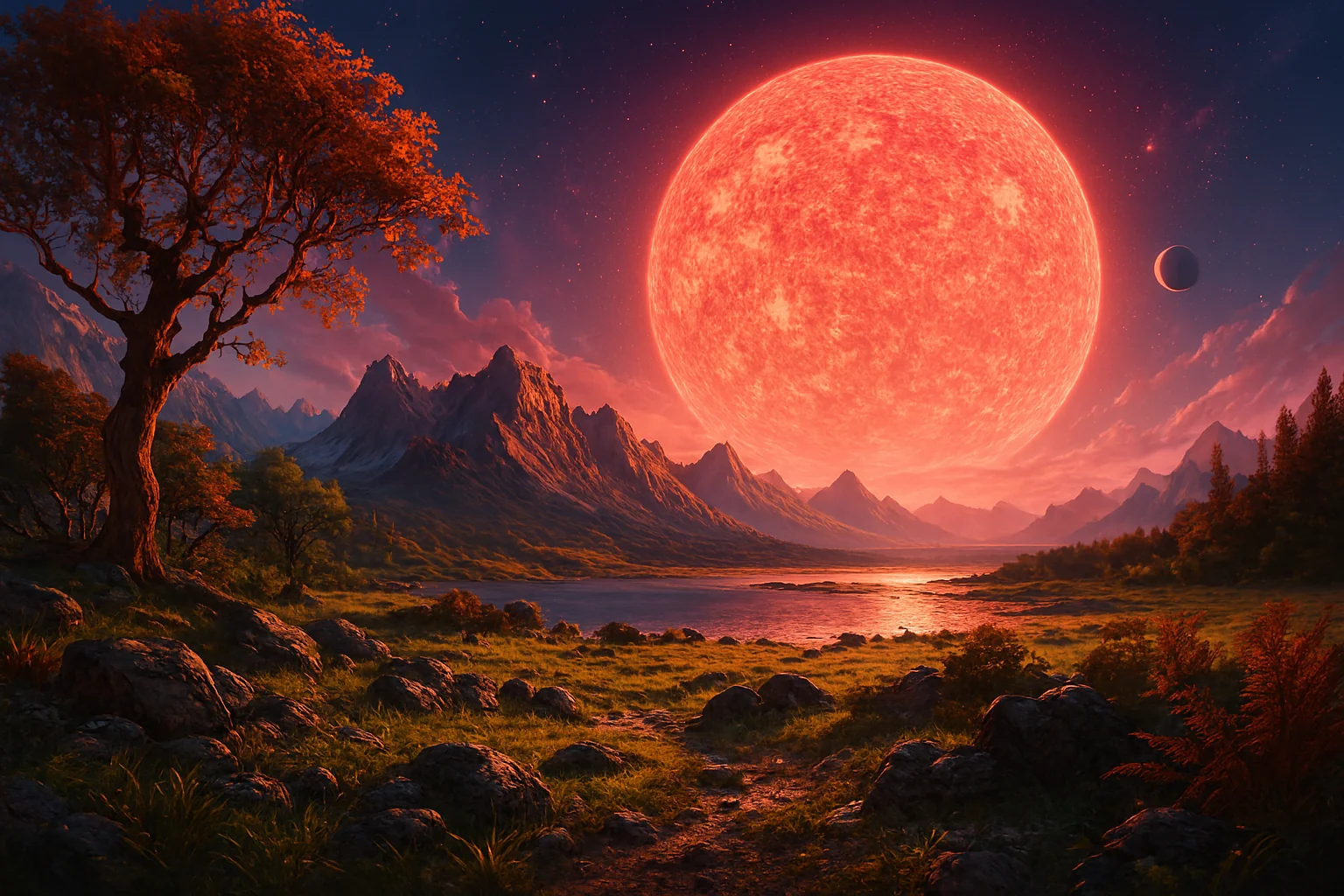 Surface of Proxima Centauri B Terminator Zone picture 1 of 1