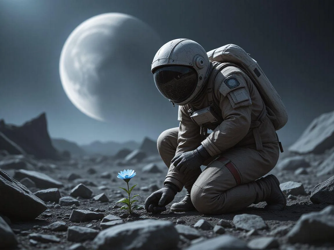 Life, on an otherwise dead planet. picture 1 of 1