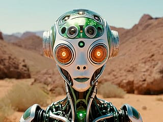 Green Antennae Over Dune Silence'