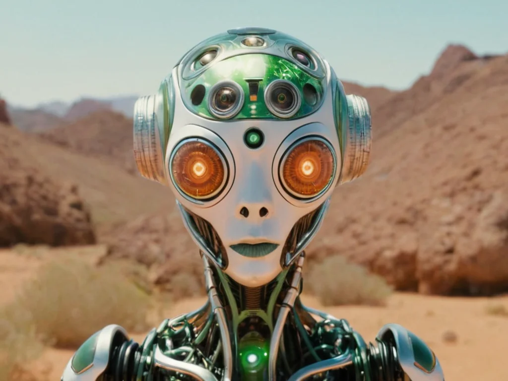 Green Antennae Over Dune Silence picture 1 of 1