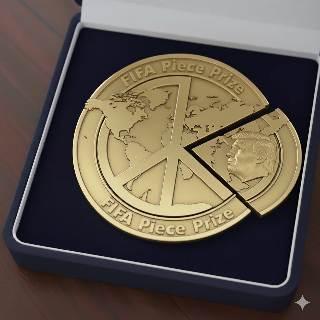 Was inspired to see a concept of the new FIFA Peace prize. picture 1 of 1