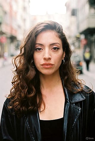 I asked AI about a photo of Sofia Coppola taken by Takashi Homma, and he said it was probably taken with a Contax G2 + Zeiss 45mm f/2 with Porta 400. I used that on prompt and produced a 90s portrait photo with this setup.'