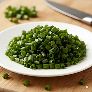 Generating an AI picture of chopped chives every day until this subreddit says they're perfect day 1'