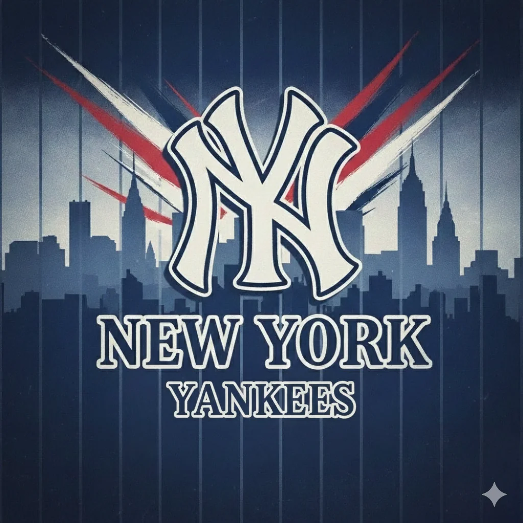 New York Yankees city skyline wallpaper picture 1 of 1