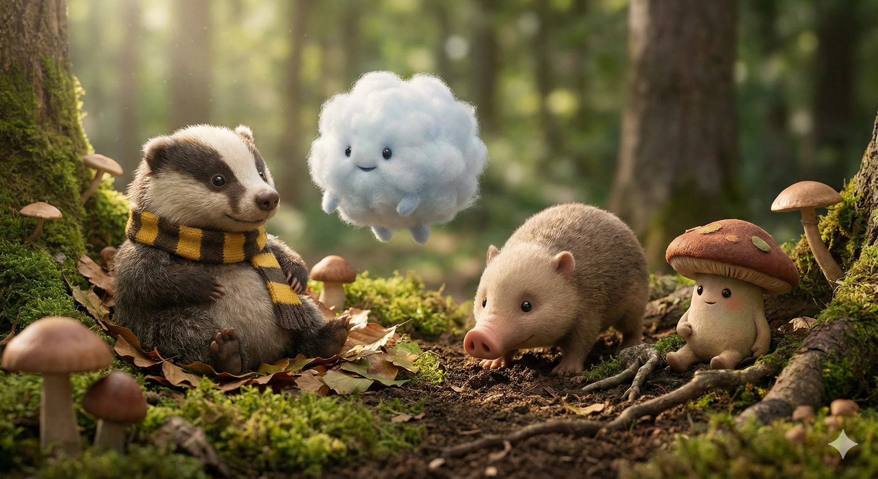 "Huffle, Puffle, Snuffle and Truffle" picture 1 of 1