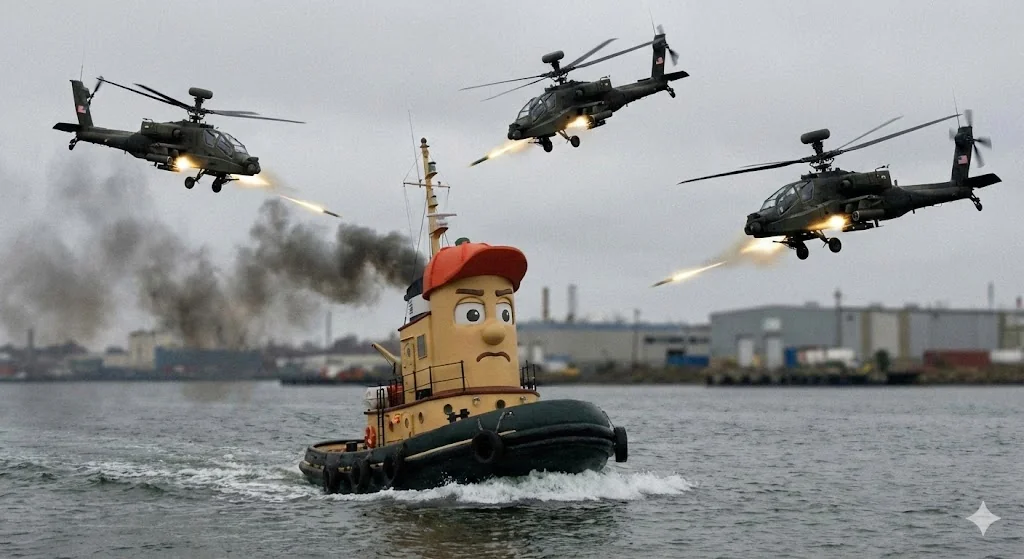 In Other News, Pete Hegseth Attempting To Sink Another Boat Alleged To Be Smuggling Drugs In Attack On Another Canadian Children's Icon picture 1 of 1