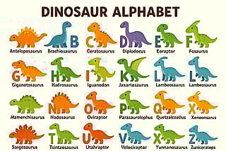 I asked for a Dinosaur Alphabet.'