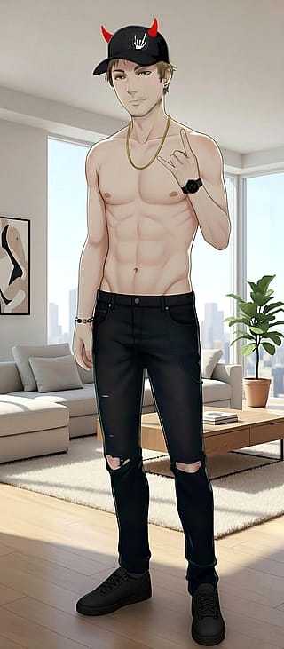 I turned myself into an anime character lol'