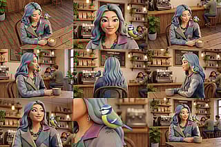 Nano Banana Pro : From a single input image to different views of a scene'