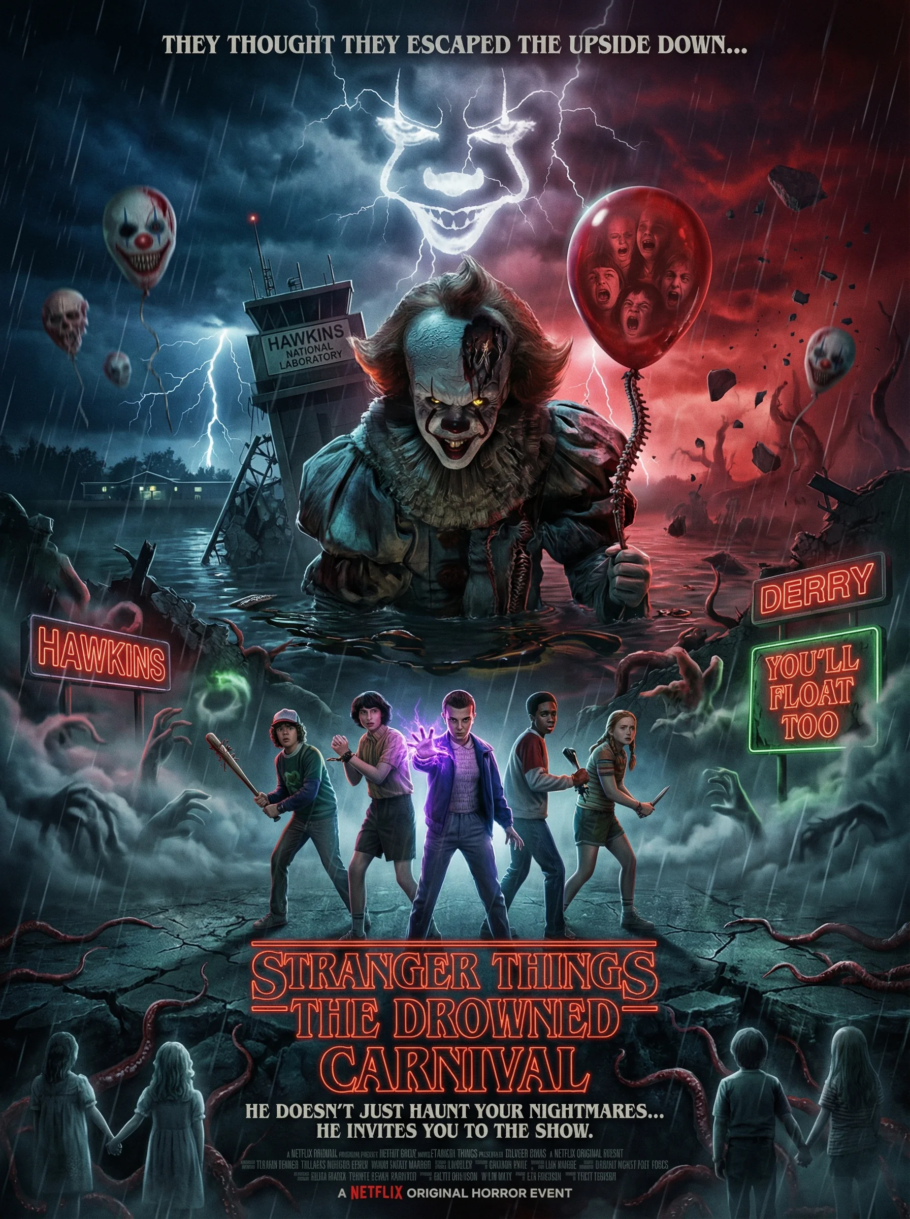 Pennywise X Stranger Things picture 1 of 1