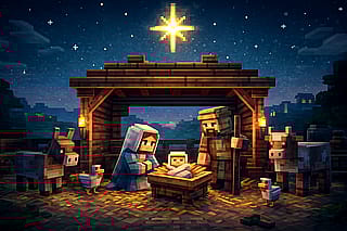 The Celestial Nativity: A Blockborn Dawn'