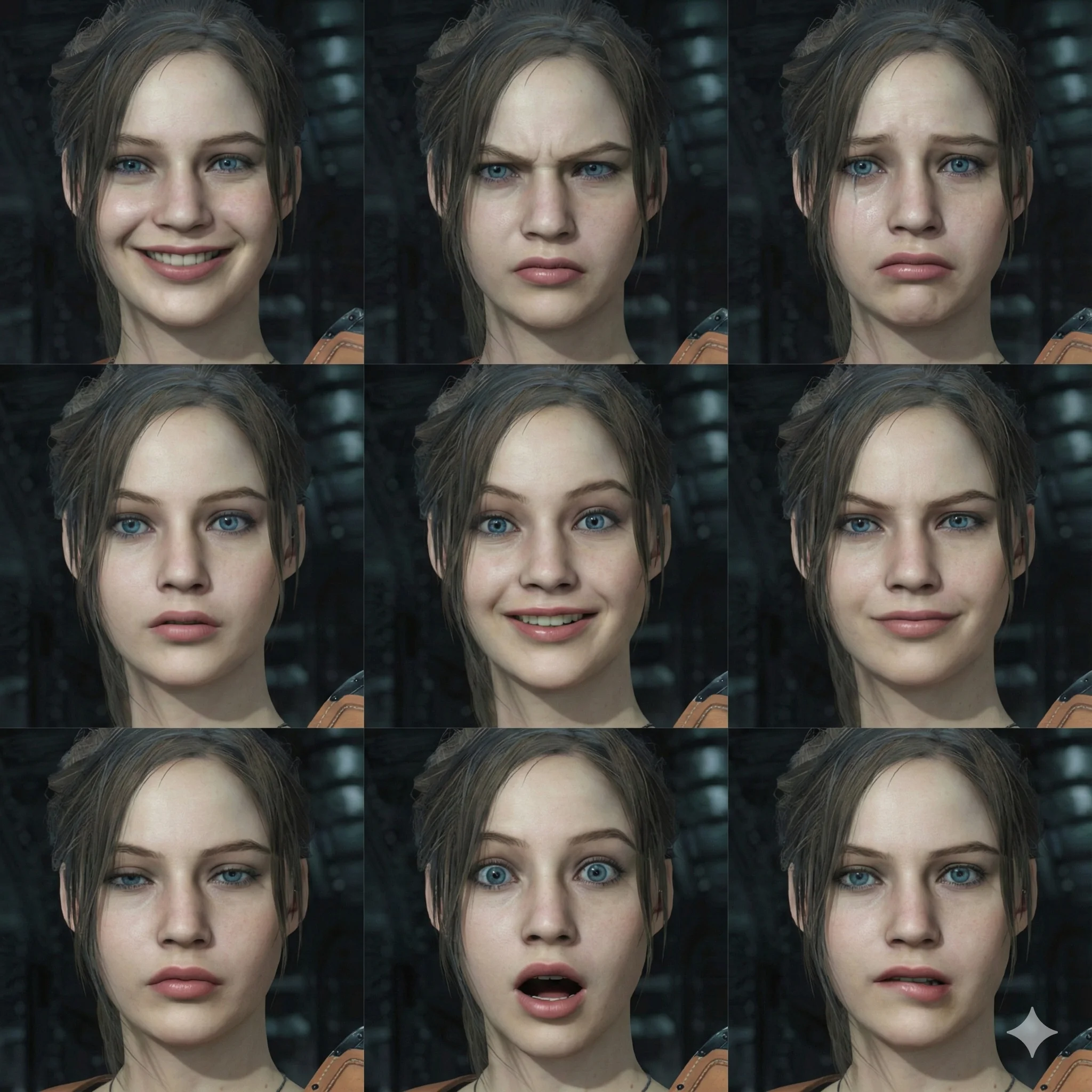 Claire Redfield showing emotions picture 1 of 1