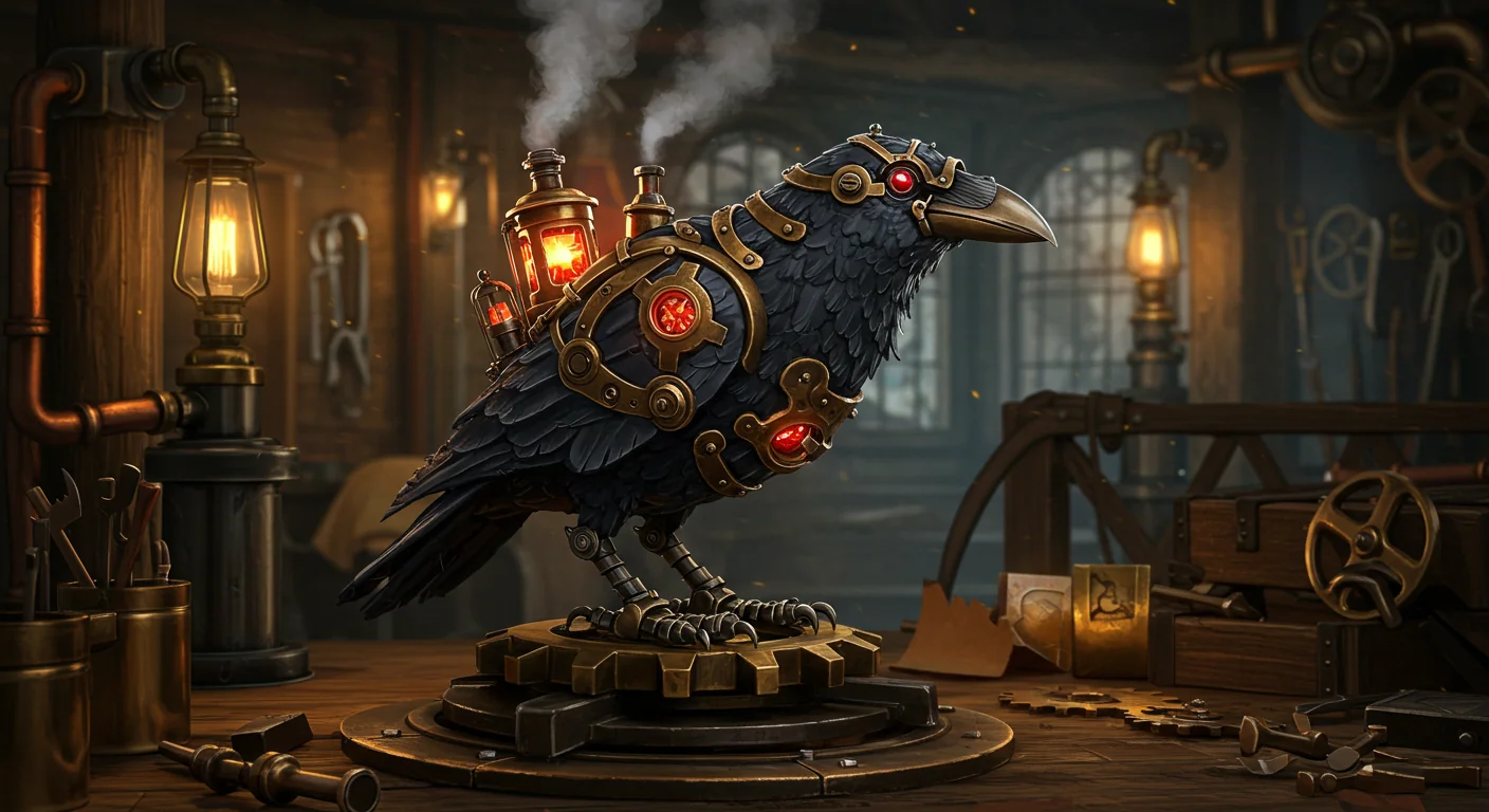 Steampunk Raven picture 1 of 1