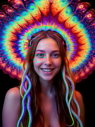 Dreamcatcher'S Glow In Her Smile'