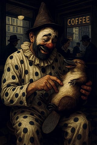 Hobo Clown and a Platypus'