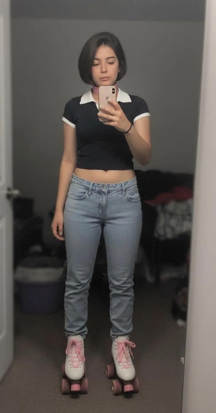 Put myself through an 80's filter. picture 1 of 1