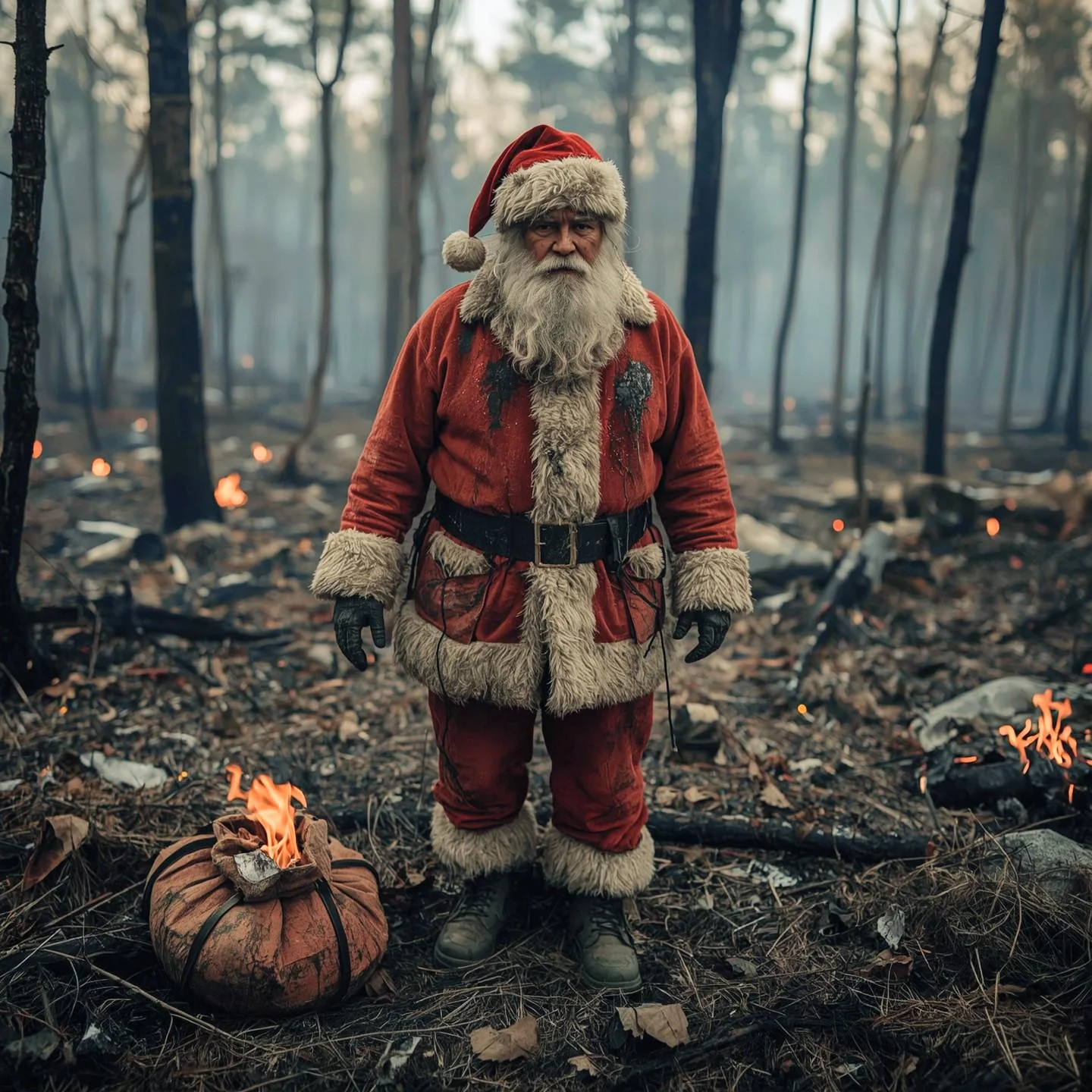 Santa's had a rough year. picture 1 of 1