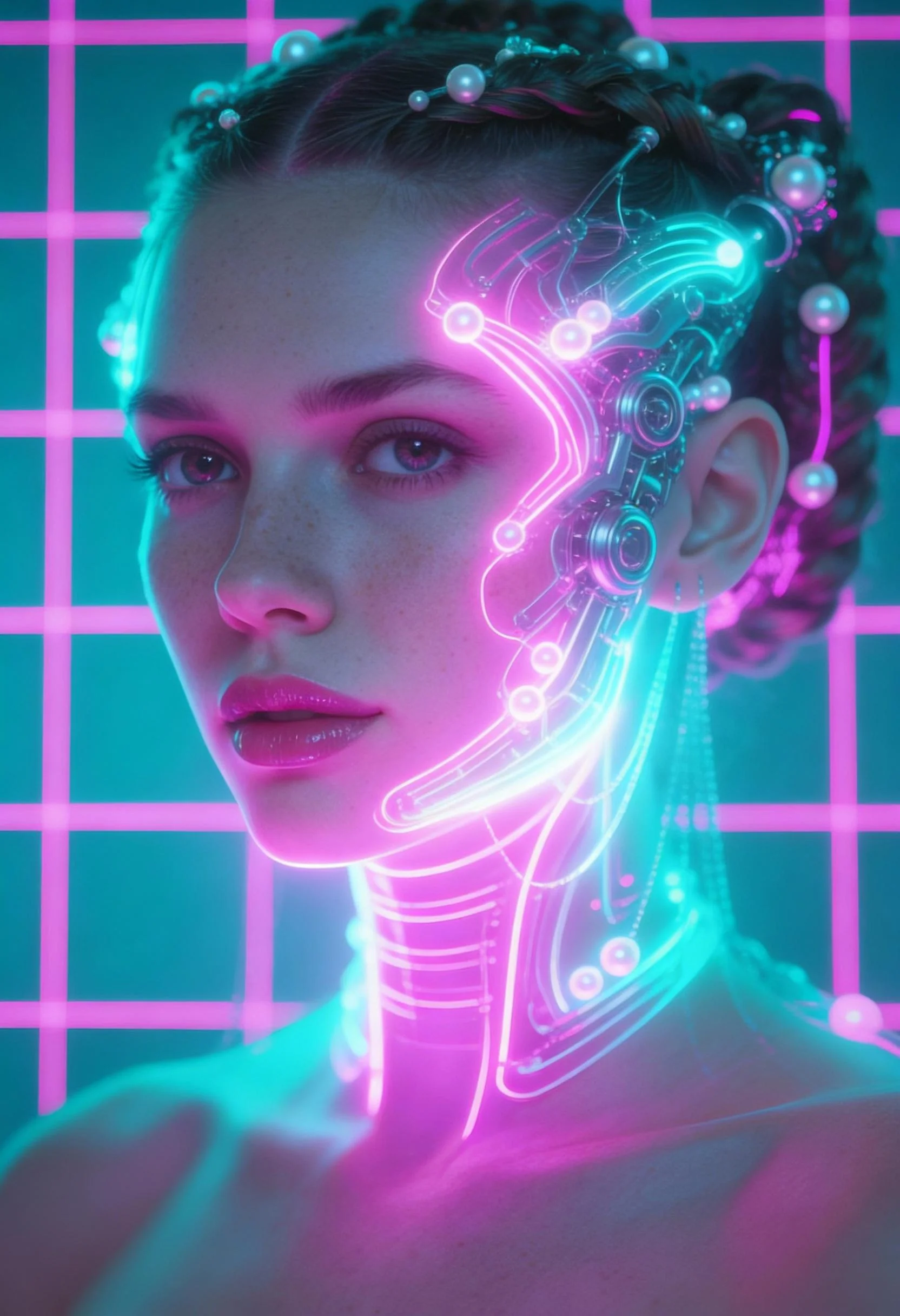 Grace, rewritten in neon and metal. picture 1 of 1