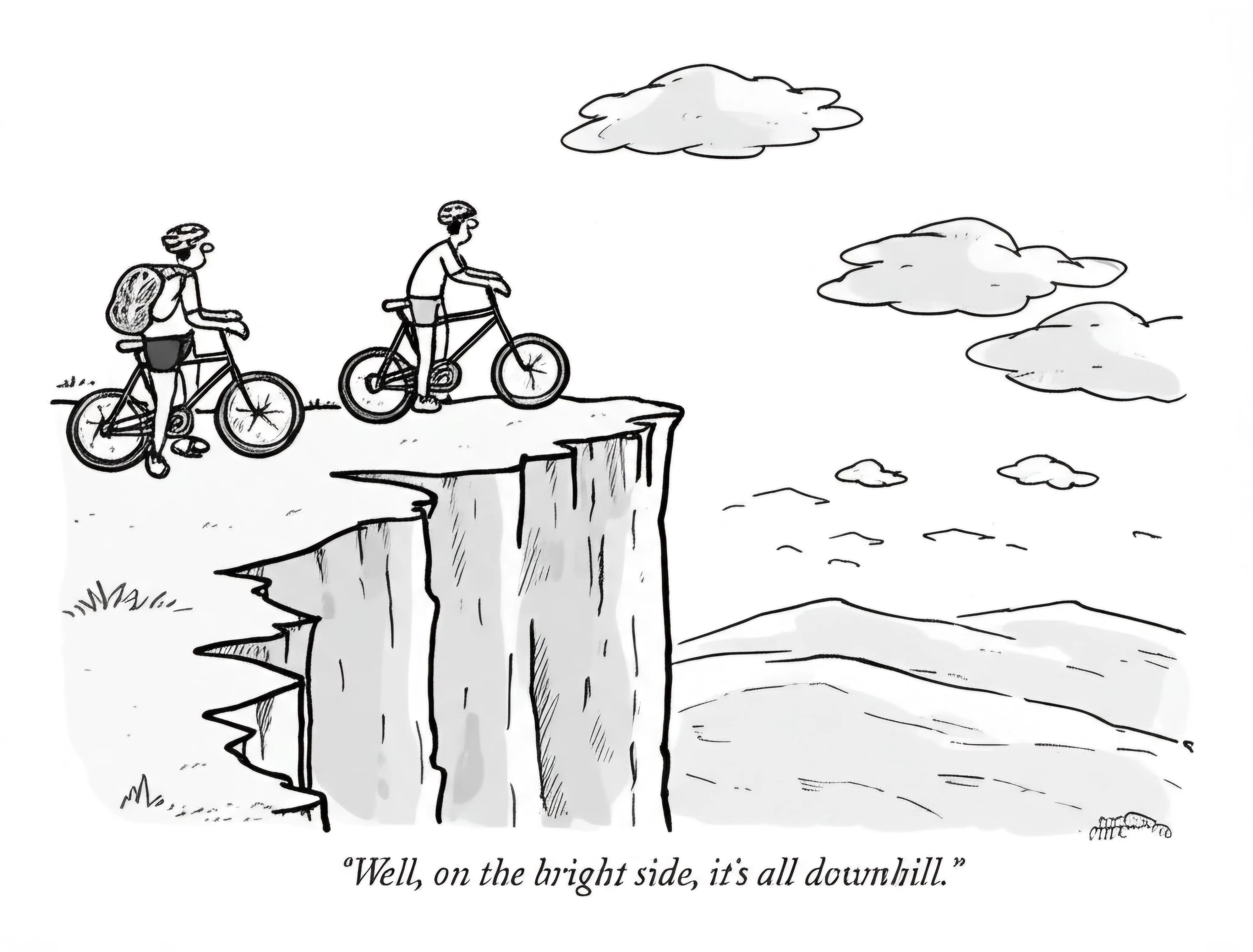 an imaginary New Yorker cartoon picture 1 of 1