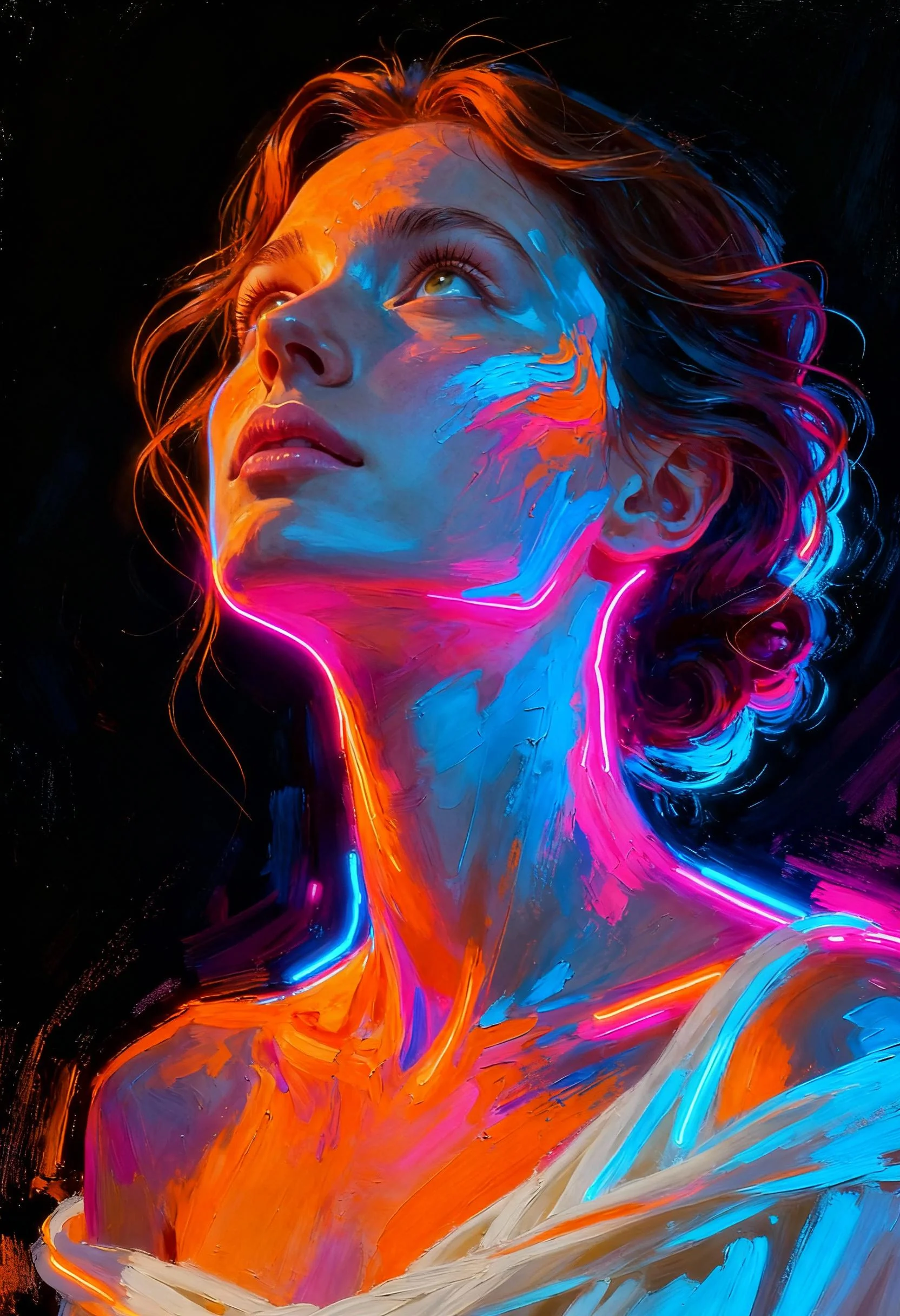 Painted with neon under blacklight picture 1 of 1