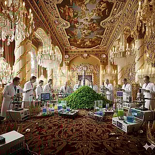 Generating an AI picture of chopped chives every day until this subreddit says they're perfect day 6. We've come together and seen a vast improvement in the state of the chives. Thank you, science!'