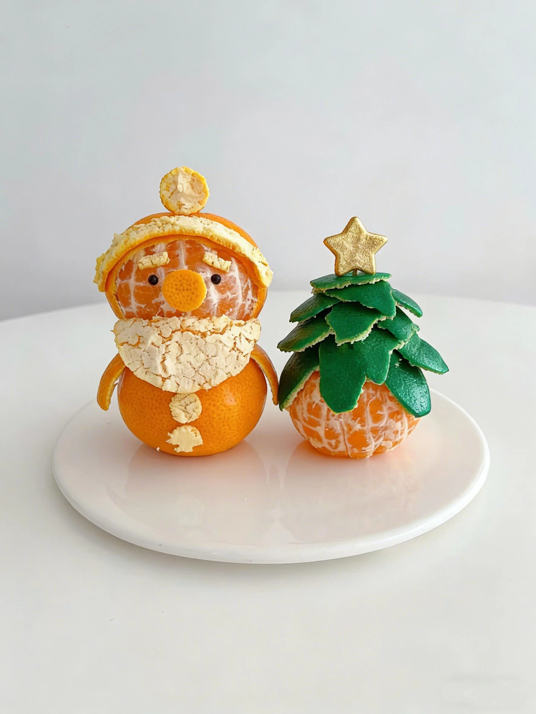 Here’s a snowman and Christmas tree I created with Textideo.com picture 1 of 1