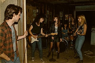 Electric Echoes Between Velvet Shadows'