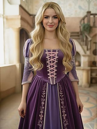 McKenna Grace as Rapunzel with Gleem.AI Studio'