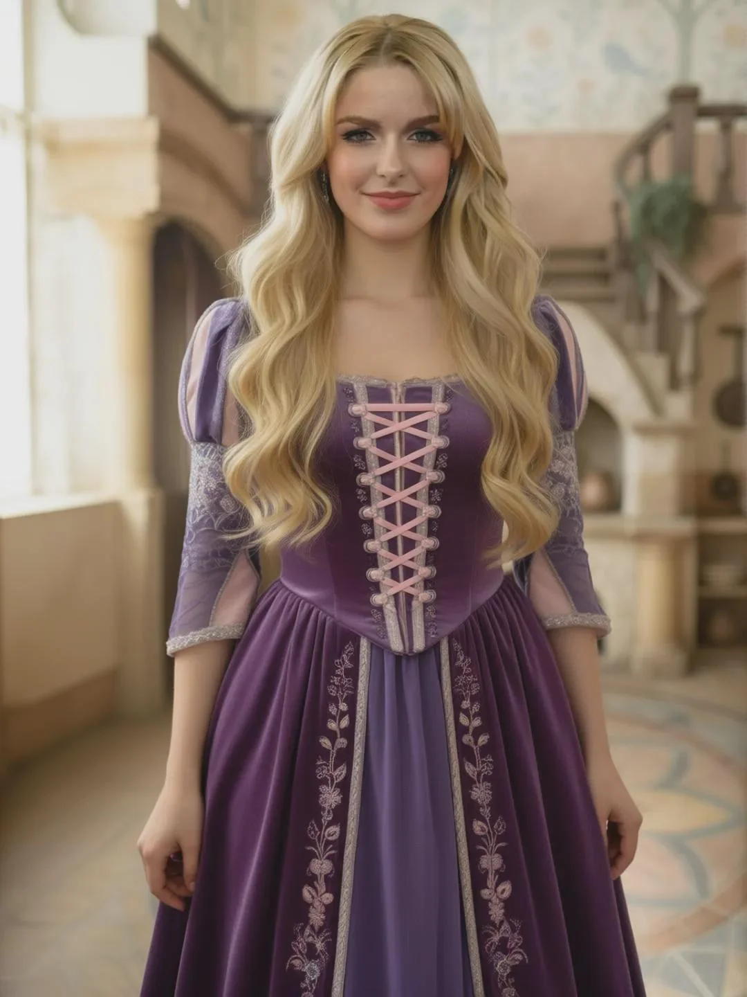 McKenna Grace as Rapunzel with Gleem.AI Studio picture 1 of 1