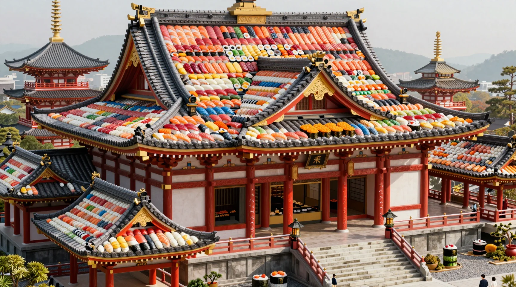 Namaguza Temple: A Buddhist Shrine Decorated Entirely with Sushi” picture 1 of 1