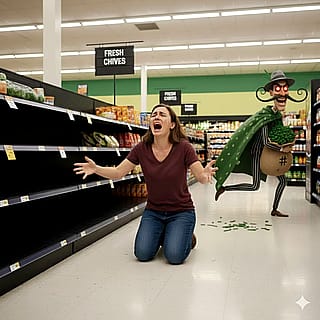 Generating an AI picture of chopped chives every day until this subreddit says they're perfect day 7. Sadly, that dastardly villain and chive thief, the Chive Turkey, has stolen all the worlds chives, and with no chives left to chop, this experiment has reached its end'