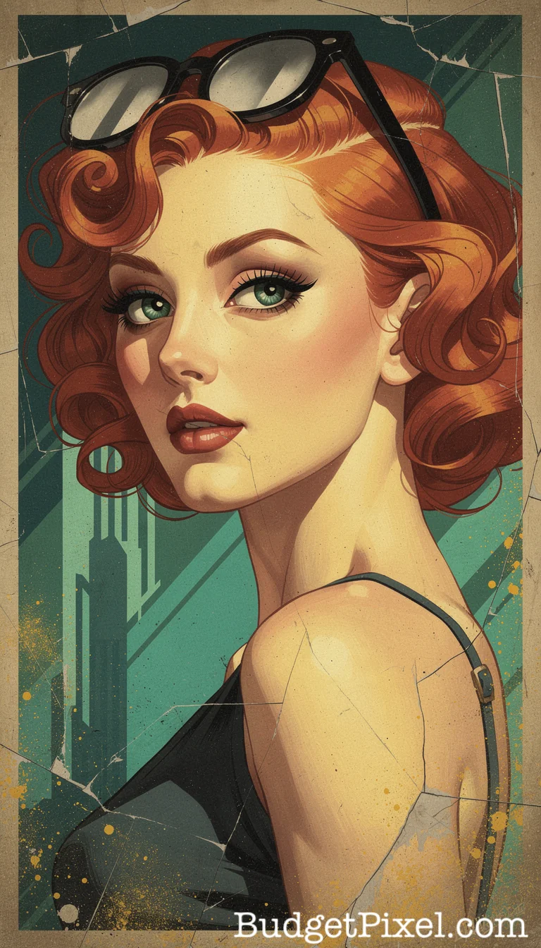 Vintage-Style Artistic Portrait picture 1 of 2