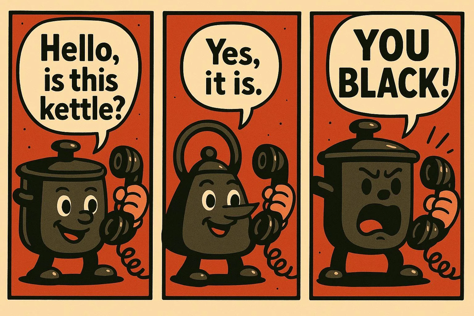 Sequential Art - Pot calls Kettle picture 1 of 1