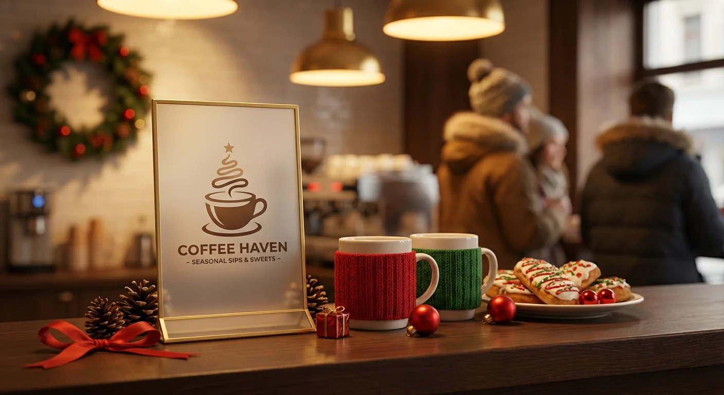 tried a holiday-themed cozy scene and loved the result ❄️☕️ picture 1 of 1