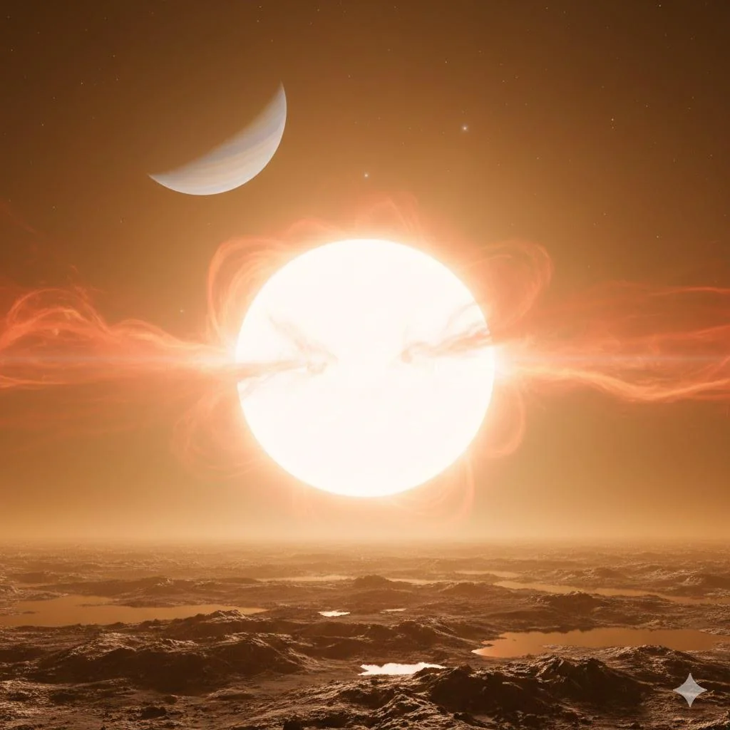 The Future Sun from Titan. picture 1 of 1