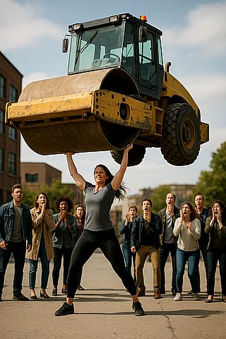 The strongest woman'