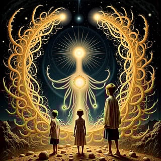 The Kids and the Cosmic Entity'