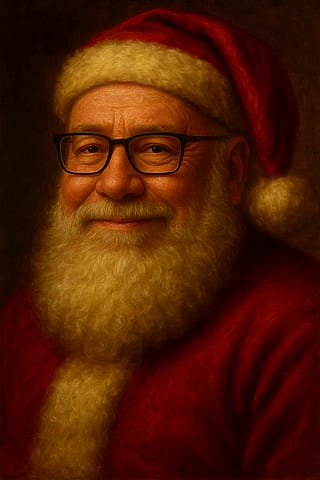 ChatGPT turned me into Father Christmas...'