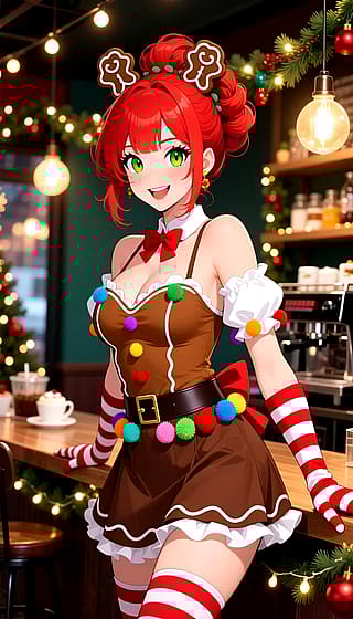Sasha The Barista - Gingerbread Woman - BaristaGirls'