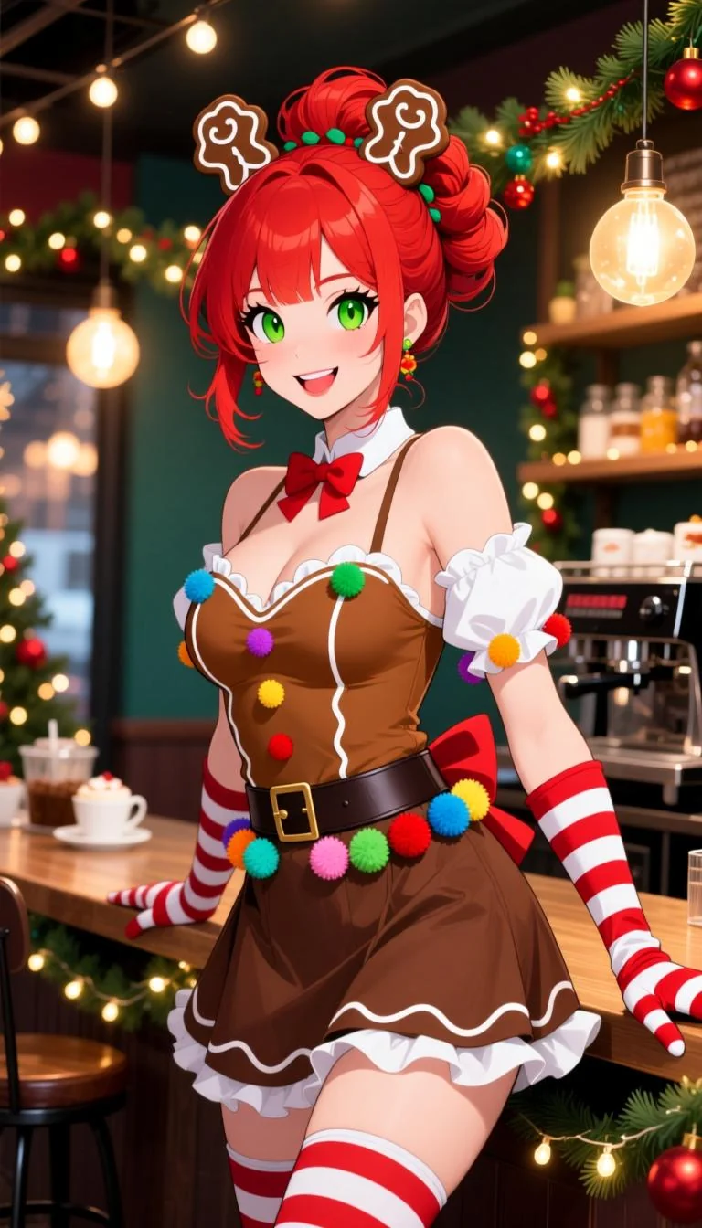 Sasha The Barista - Gingerbread Woman - BaristaGirls picture 1 of 1