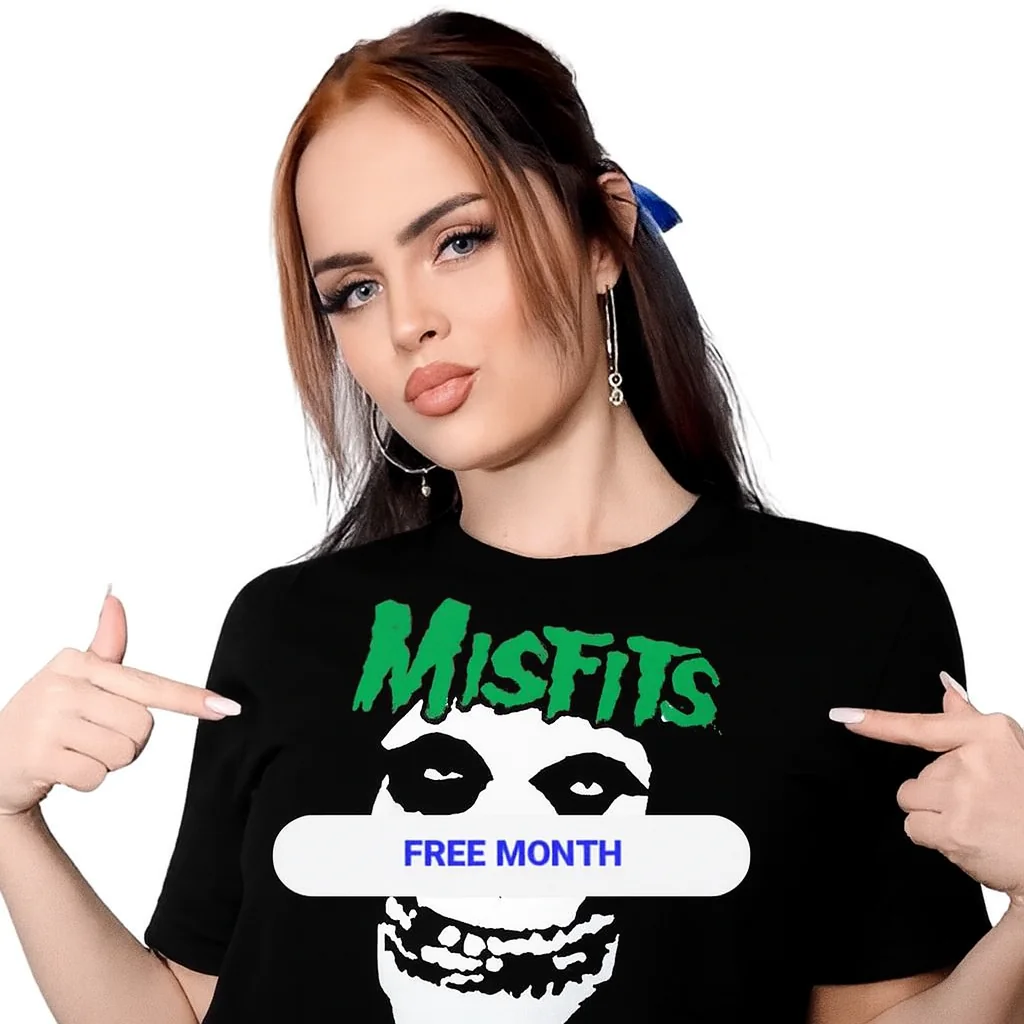 Changed the Bluechew shirt into a Misfits one. picture 2 of 2