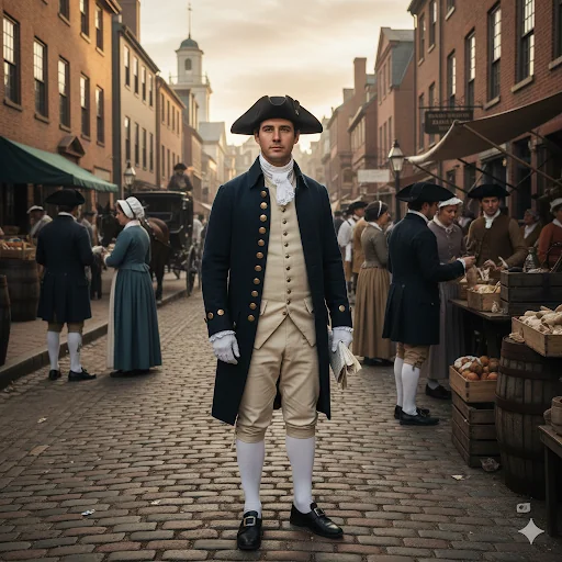 Colonial Boston Man - First Attempt picture 1 of 1