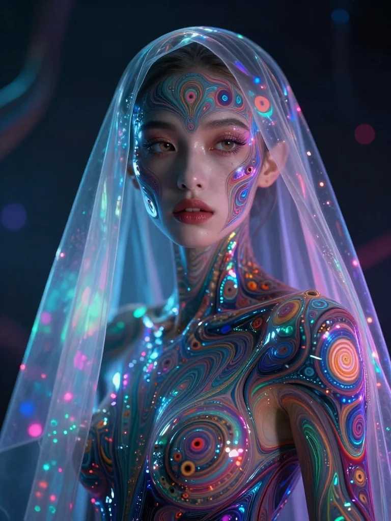 Silent Prism Beneath Velvet Veil picture 1 of 1