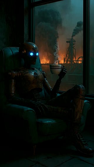 Being sentient sure is tiring. I need a break.'