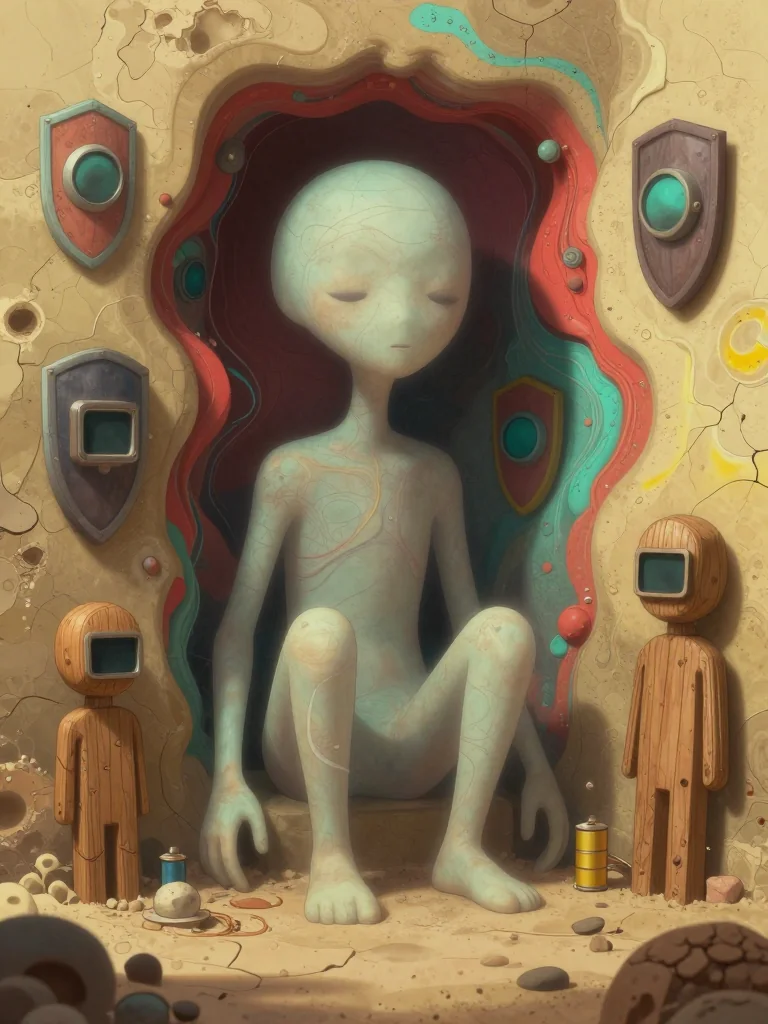 Blue-Green Eyes Over Red Dust picture 1 of 1