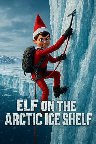 Elf On The Arctic Ice Shelf'