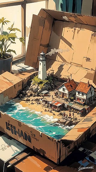 There Was an Ocean in My Moving Box / Phone Wallpaper Archives'