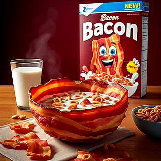 A bacon breakfast cereal needs to happen. 🤤🥣🥓🥛'