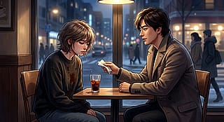 Room for Imagination: A Café’s Quiet Drama 🤔'