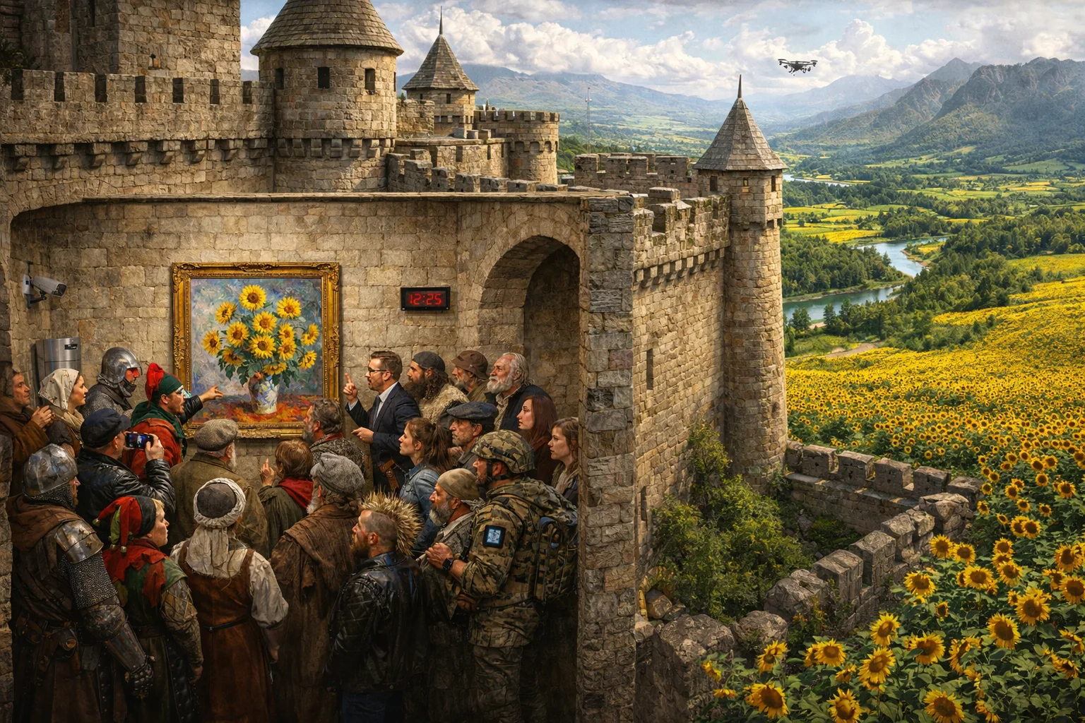 A fresh view of sunflowers picture 1 of 1